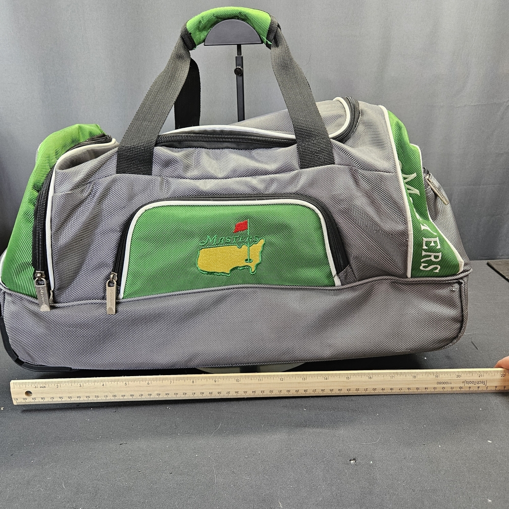 Augusta National Masters Golf Duffle Bag Roller Wheels